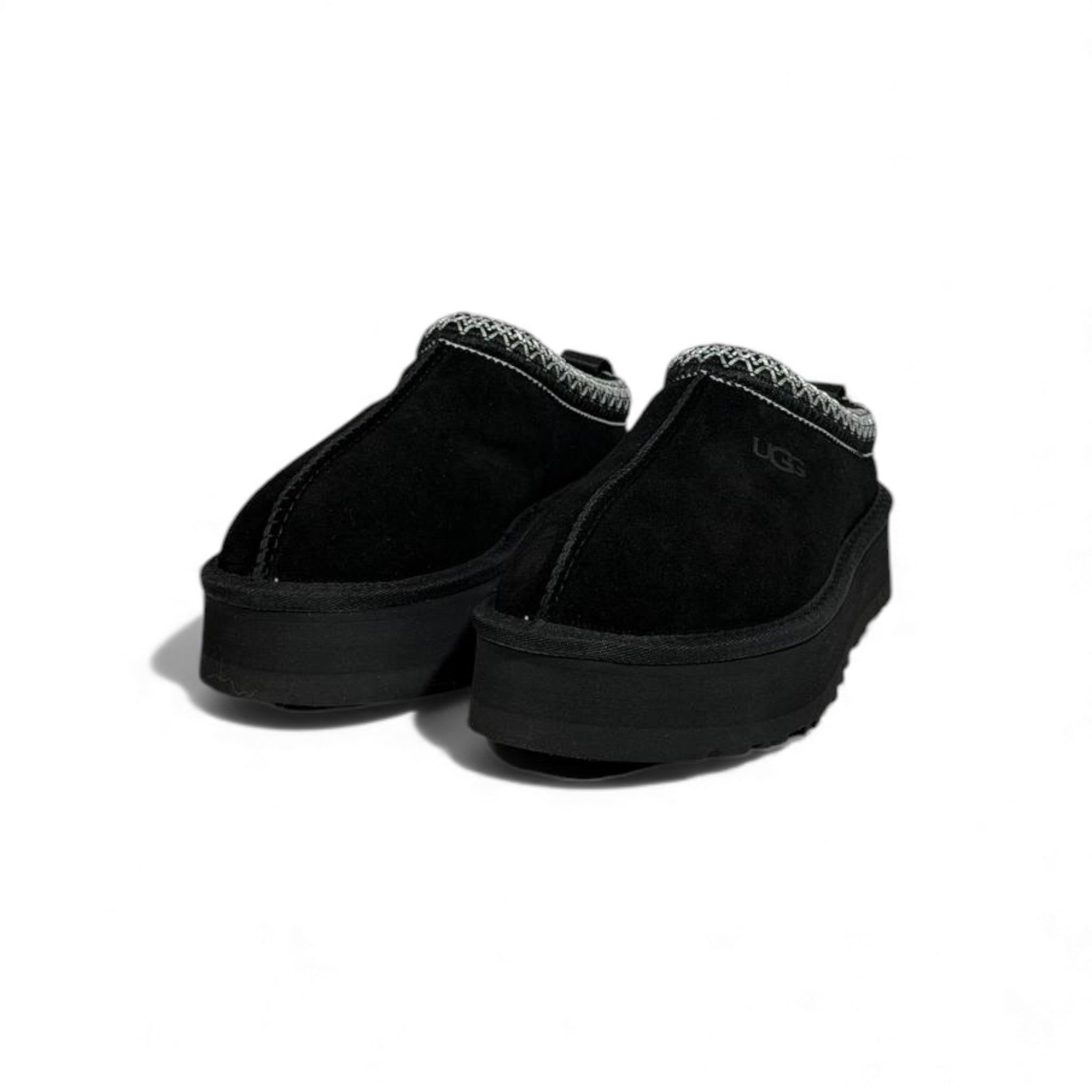 UGG Platform Suede Slippers – All-Black Cozy Edition 🖤❄️