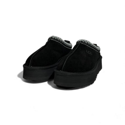 UGG Platform Suede Slippers – All-Black Cozy Edition 🖤❄️