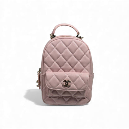 🎒 Chanel Mini Quilted Backpack 🌸✨ | Elegant Pink Luxury