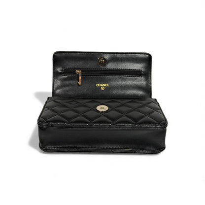 🖤 Chanel Classic Quilted Mini Bag 👜✨ | Timeless Black Luxury
