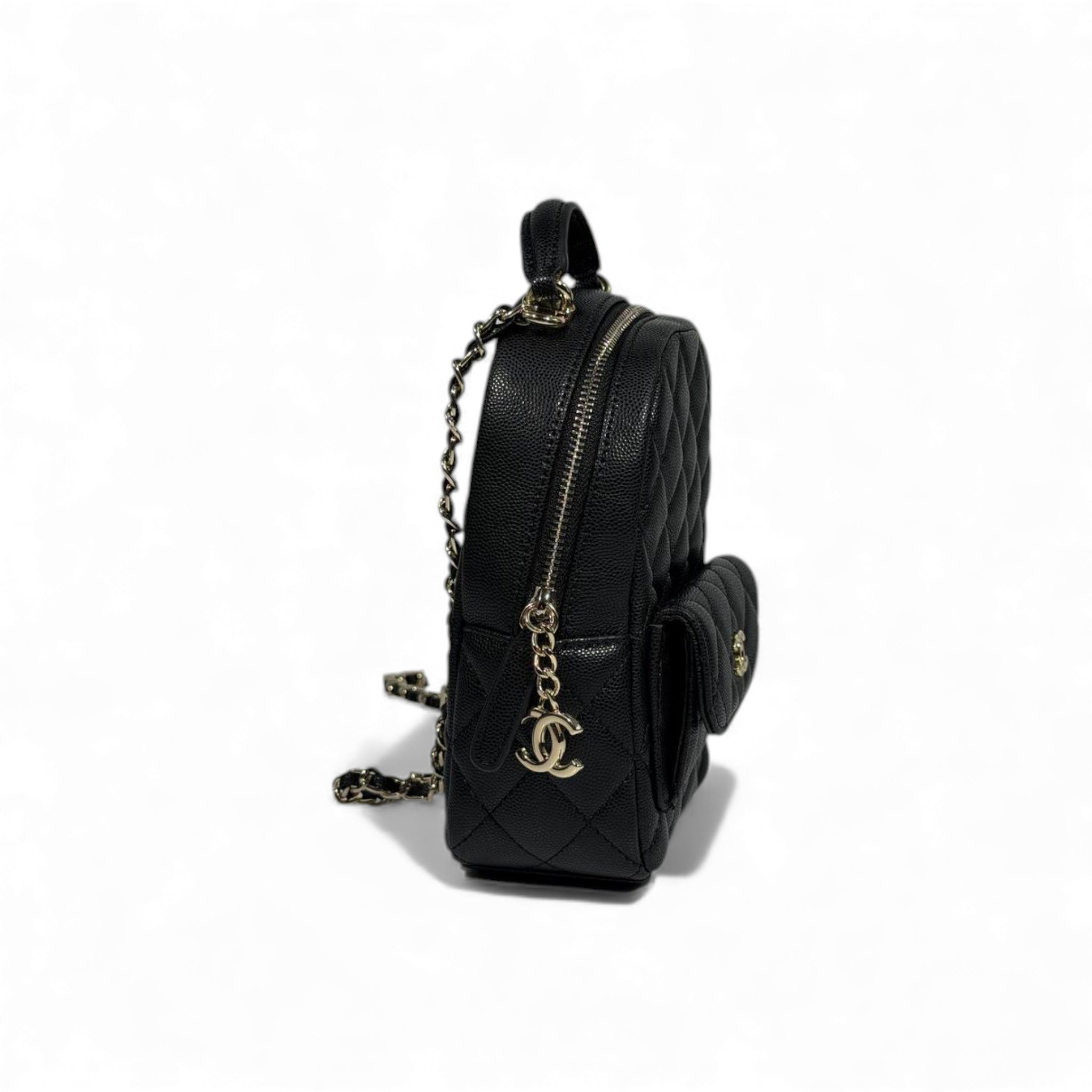 🖤 Chanel Quilted Mini Backpack 🎒✨ | Black Timeless Luxury