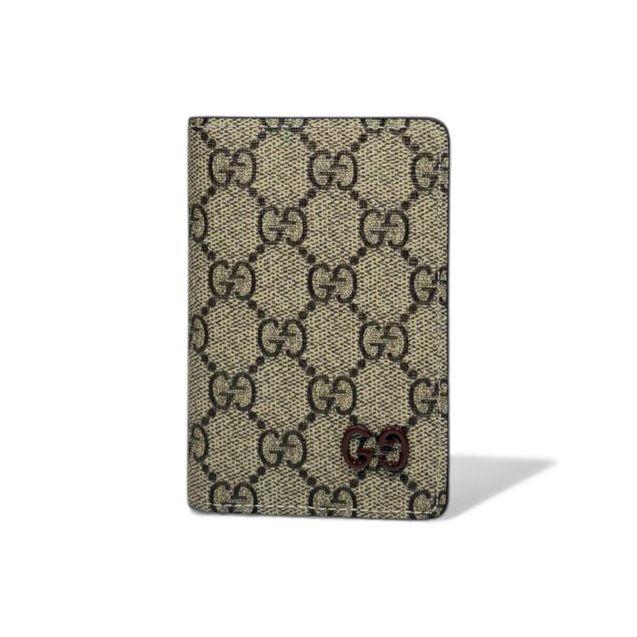 🤎 Gucci GG Monogram Card Holder 💳✨ | Iconic & Elegant