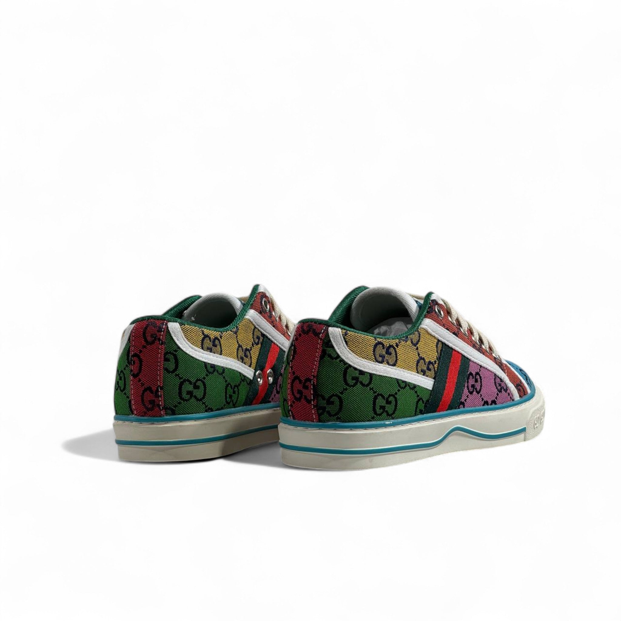 Gucci Tennis 1977 Multicolor Monogram Sneakers 🎾🌈✨