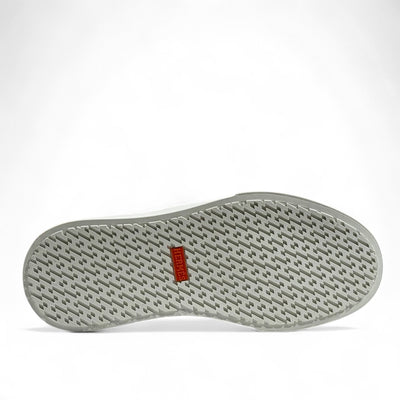 Hermès Beige Croc-Embossed Sneakers with Gold Lock