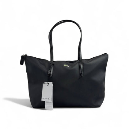 Lacoste Classic Black Tote Bag – Timeless Elegance 🖤🐊