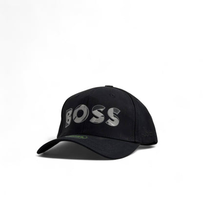 Hugo Boss Black Cap – Bold Metallic BOSS Logo 🖤🧢✨