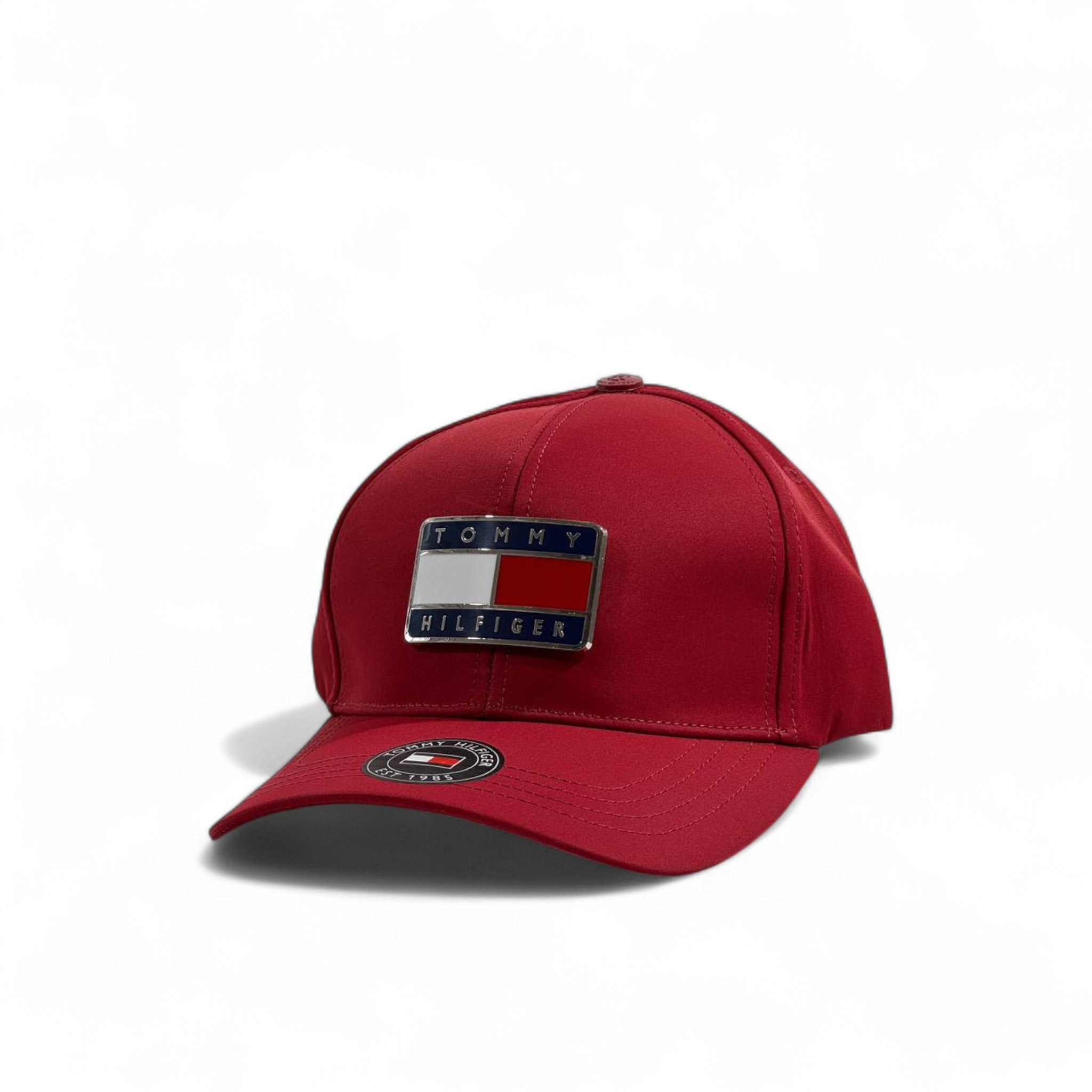 Tommy Hilfiger Red Cap – Signature Flag Logo 🧢🔥