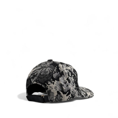 Louis Vuitton Grey Denim Embroidered Cap – Luxury Monogram Streetwear 🖤🧢