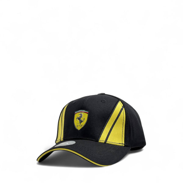 Ferrari Scuderia Black & Yellow Racing Cap – Luxury Motorsport Style