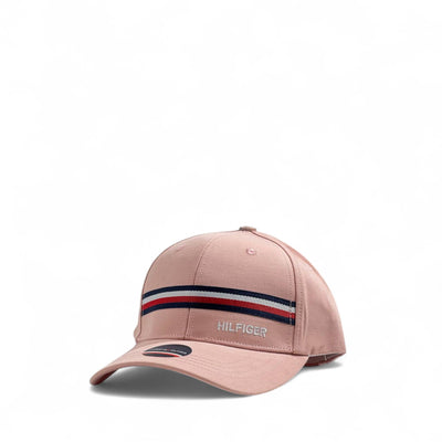 Tommy Hilfiger Pink Logo Stripe Cap – Classic & Chic