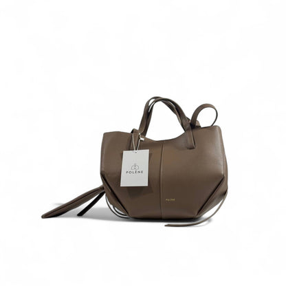 Polène Numéro Un Nano Bag – Taupe Grained Leather 🤎✨