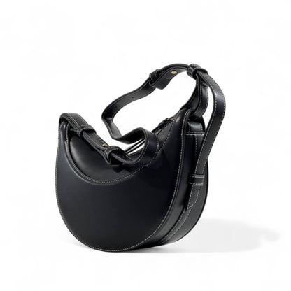 Polène Paris Crescent Crossbody Bag – Black 🌑✨