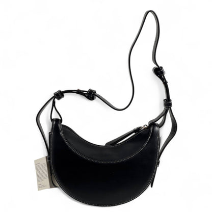 Polène Paris Crescent Crossbody Bag – Black 🌑✨