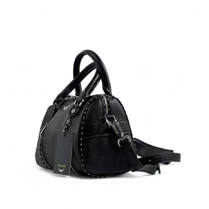 Zadig & Voltaire Rocky Nano Bag – Black Grained Leather 🖤✨