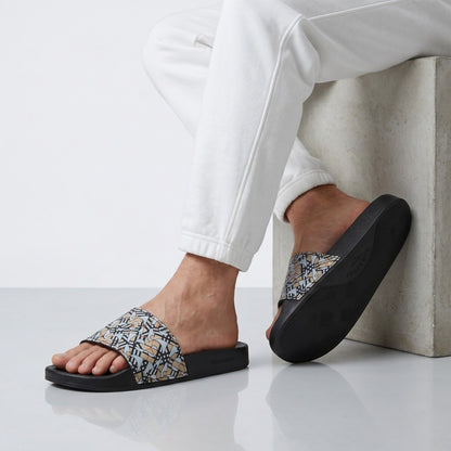 Burberry Monogram Print Slide Sandals – Luxury Designer Women's Comfort Slides