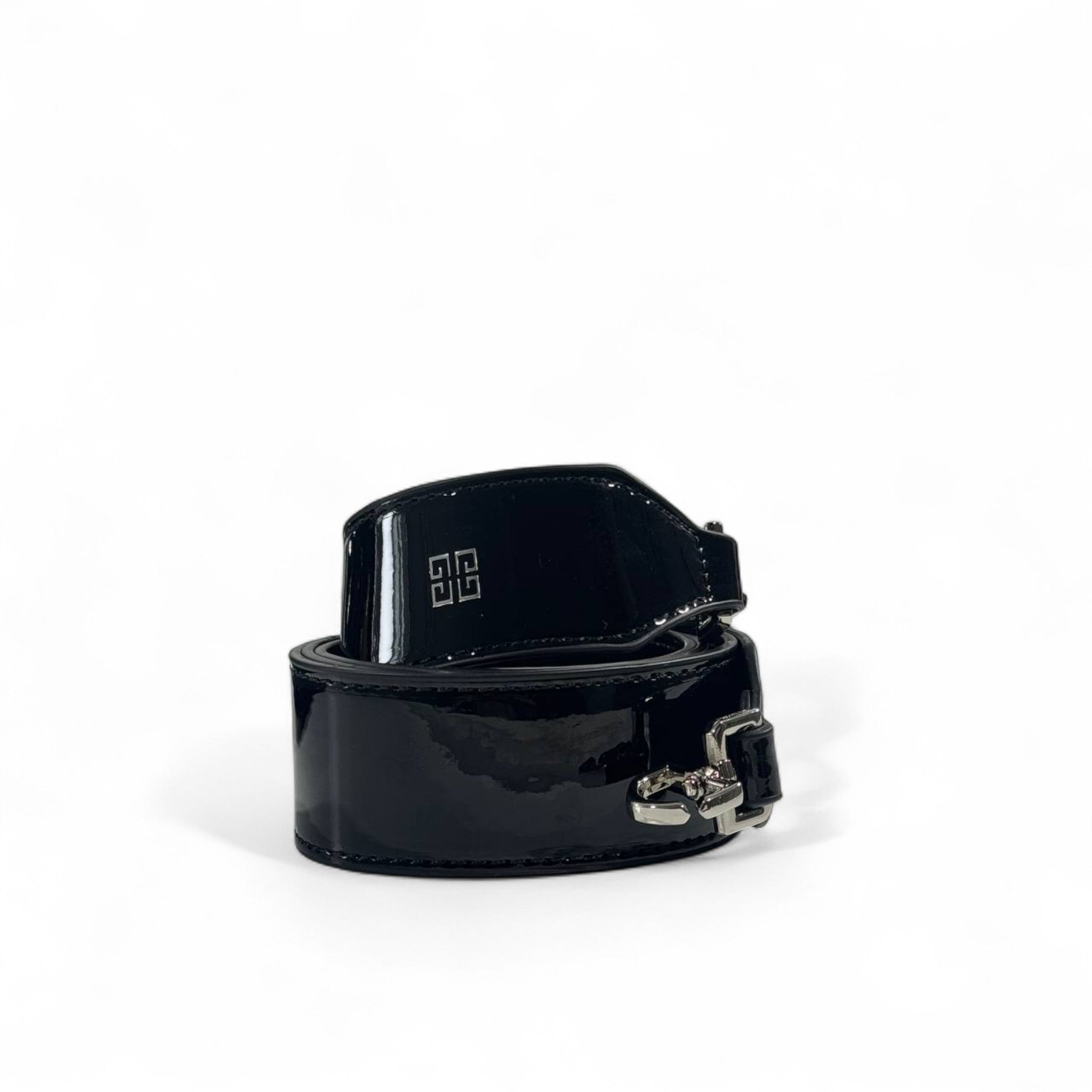 🖤 Givenchy Black Patent Leather Handbag – Sleek, Bold & Couture ✨