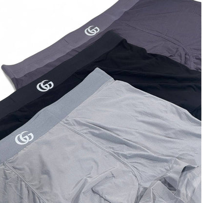 ✨ Gucci-Inspired Luxury Boxer Briefs (3-Pack) – Premium Comfort & Style 👑