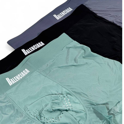 ⚡ Balenciaga-Inspired Boxer Briefs (3-Pack) – Modern Luxury & Comfort 🩳👑