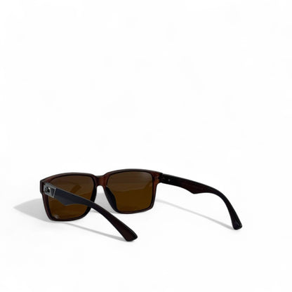 👑 Maybach Sunglasses – Brown Square Frame with Iconic LV-Inspired Detailing ✨🕶️