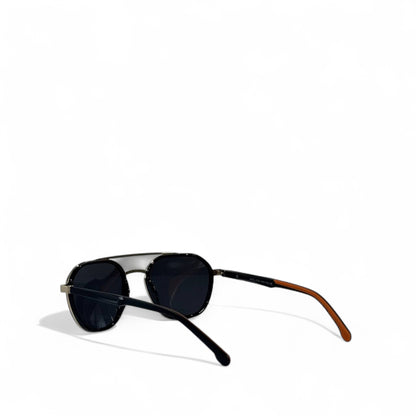 Police Sunglasses – Black Aviator with Dual Bridge 🕶️⚡