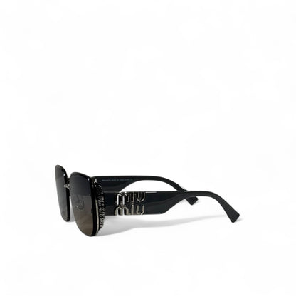 Miu Miu Oversized Square Sunglasses – Black Gradient Iconic Style 🖤✨
