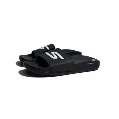 🖤⚡ Skechers Hyper Burst Slides – Ultra Comfort Black Slides | Everyday Essential