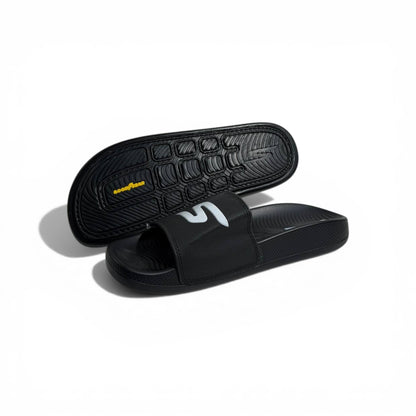 🖤⚡ Skechers Hyper Burst Slides – Ultra Comfort Black Slides | Everyday Essential