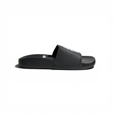 🖤⚡ Skechers Logo Comfort Slides – Black Signature Slides | Everyday Wear
