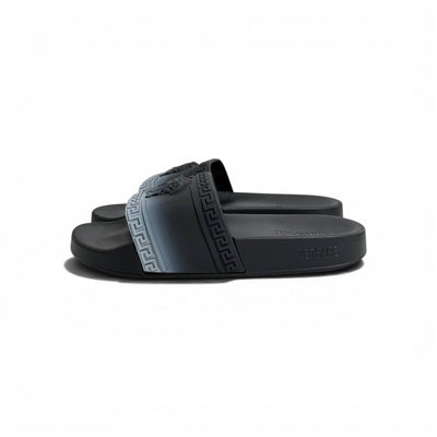🖤✨ Versace Medusa Slides – Black Luxury Slides | Iconic Statement Style