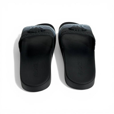 🖤✨ Versace Medusa Slides – Black Luxury Slides | Iconic Statement Style