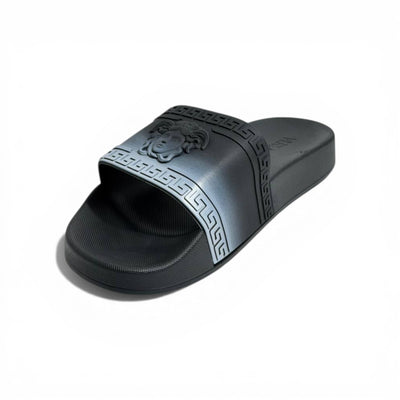 🖤✨ Versace Medusa Slides – Black Luxury Slides | Iconic Statement Style