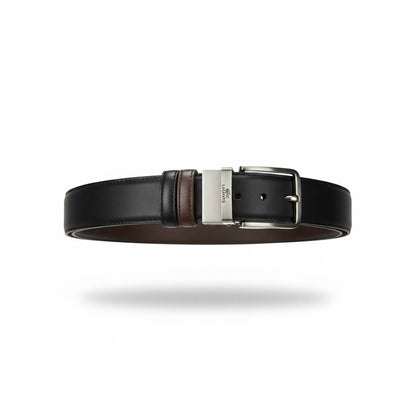 🖤✨ Lacoste Reversible Leather Belt – Black & Brown | 125CM Classic Luxury