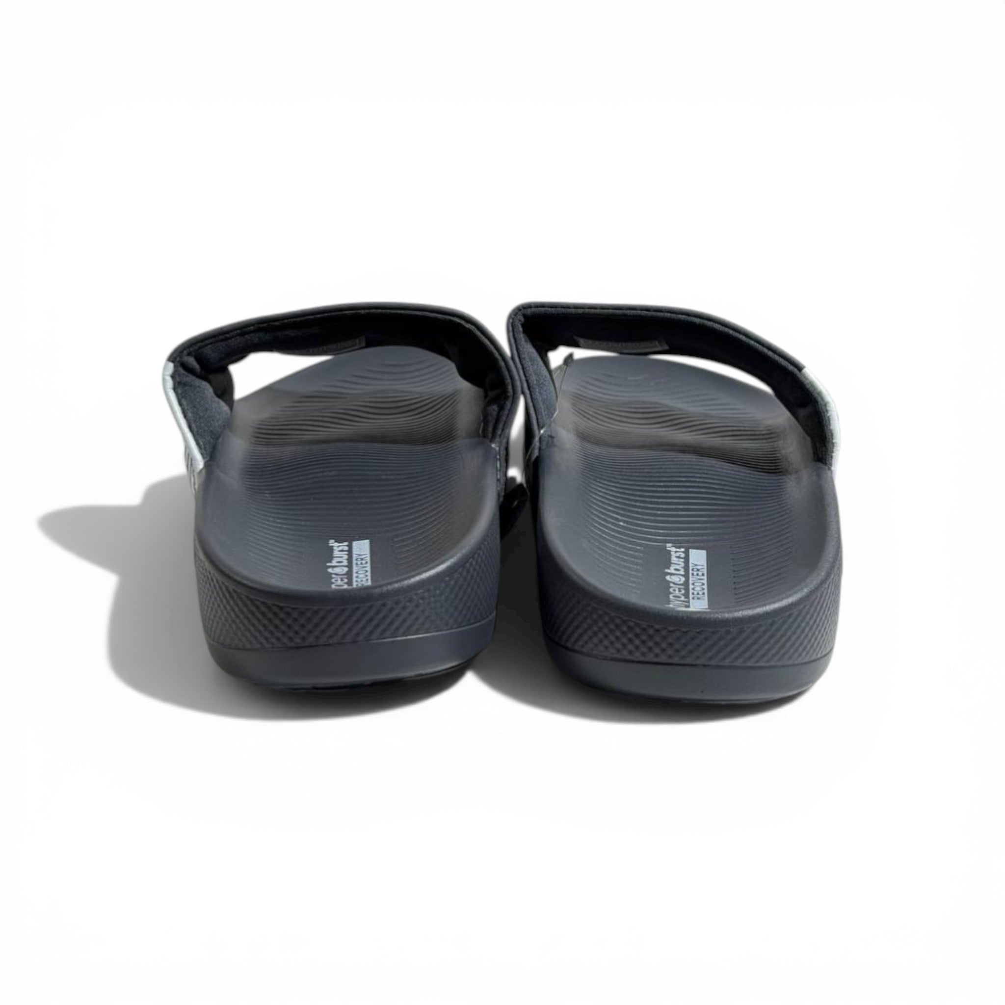 ⚫⚡ Skechers Hyper Burst Slides – Dark Grey Edition | Sporty Comfort Everyday
