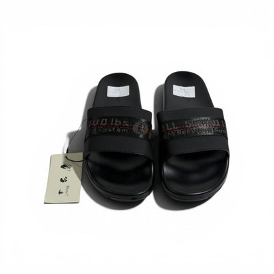 🖤🔥 Off-White Industrial Strap Slides – Black Minimal Streetwear