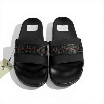 🖤🔥 Off-White Industrial Strap Slides – Black Minimal Streetwear