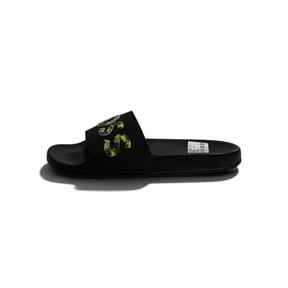 🖤🔥 BOSS Camouflage Logo Slides – Black Statement Street Style