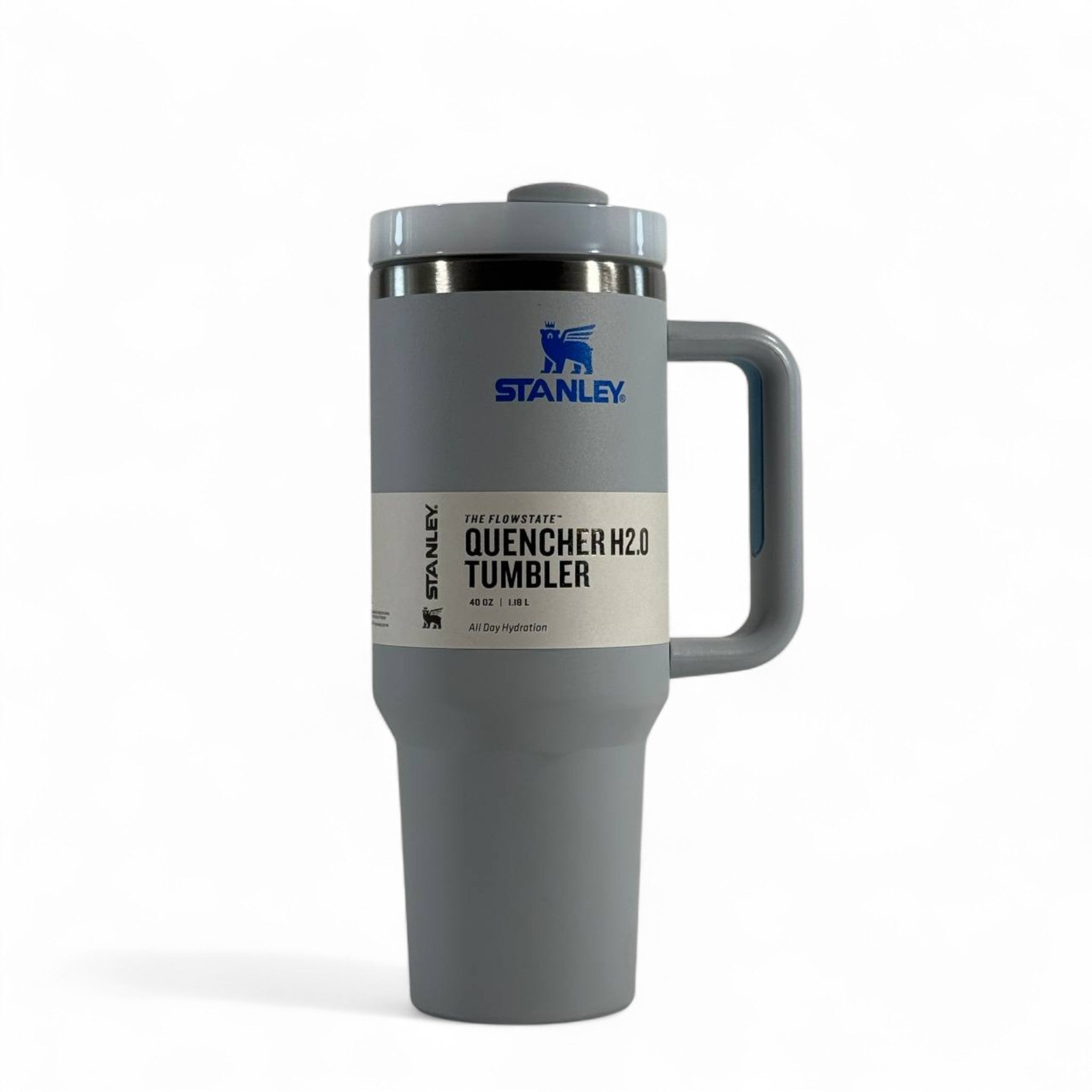 Stanley Quencher H2.0 Tumbler 40oz – Matte Grey | All-Day Hydration 🚰✨