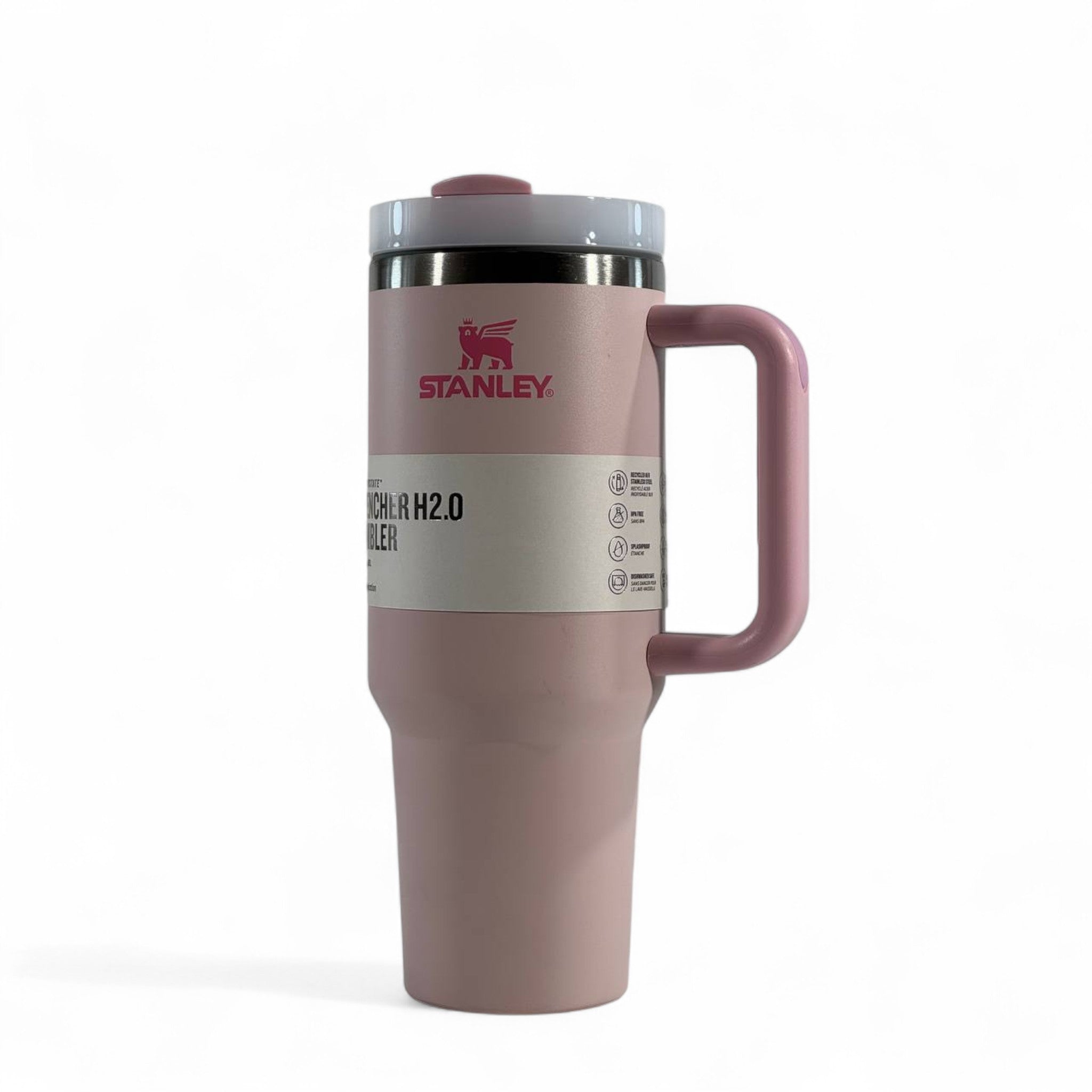 Stanley Quencher H2.0 Tumbler 40oz – Rose Pink | Hydrate in Style 💖✨