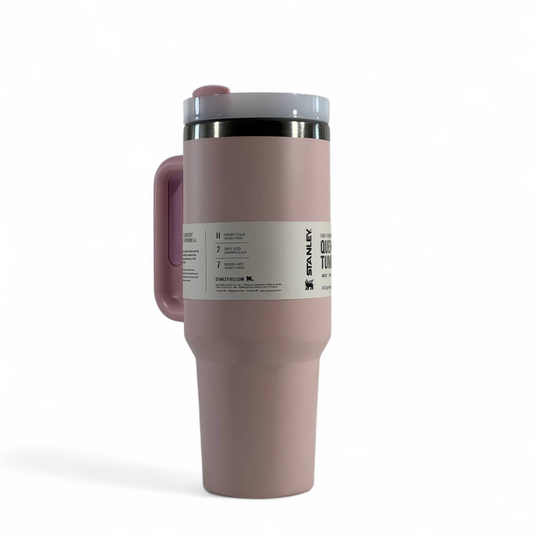 Stanley Quencher H2.0 Tumbler 40oz – Rose Pink | Hydrate in Style 💖✨