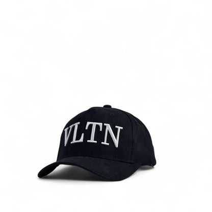 Valentino VLTN Black Cap – Luxury Logo Embroidered Hat 🖤✨