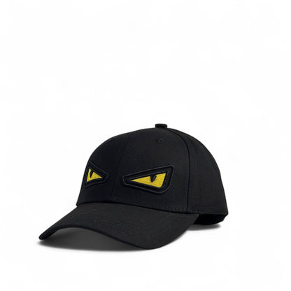 Fendi Monster Eyes Black Cap – Bold Luxury Streetwear 👀🖤