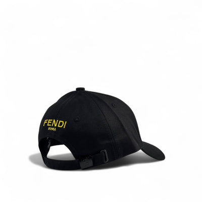 Fendi Monster Eyes Black Cap – Bold Luxury Streetwear