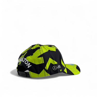 Mercedes-AMG Petronas Lewis Hamilton Cap – Neon Green & Black Edition