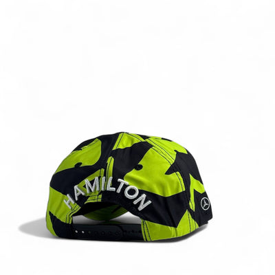 Mercedes-AMG Petronas Lewis Hamilton Cap – Neon Green & Black Edition