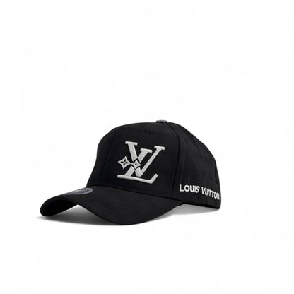Louis Vuitton LV Black Monogram Cap – Bold Streetwear Luxury 🧢✨