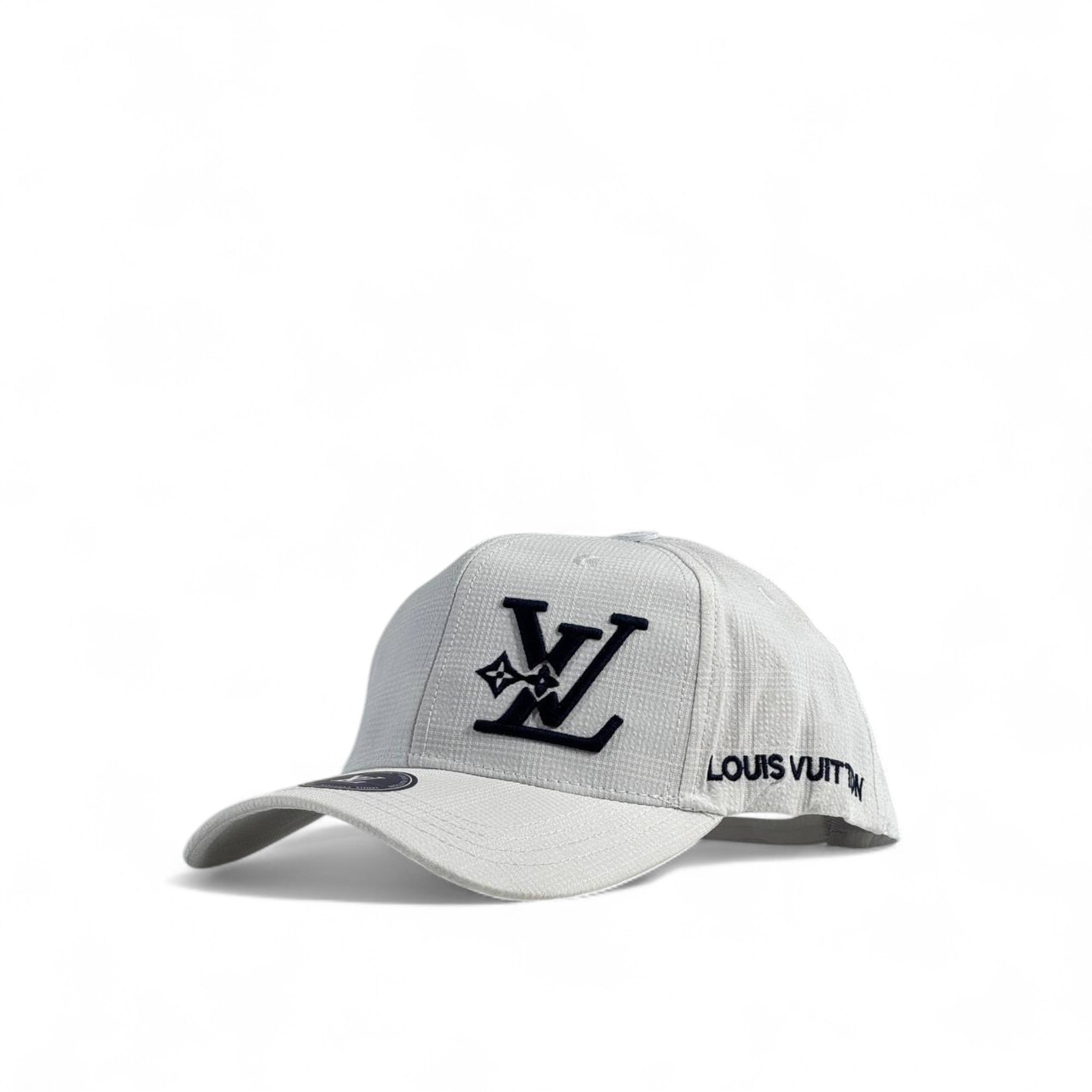 Louis Vuitton White LV Monogram Cap – Luxury Streetwear Essential 🧢⚪