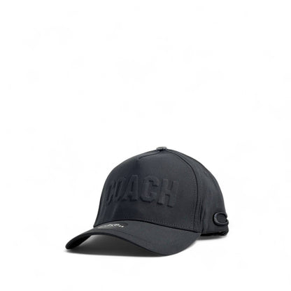 Coach Black Logo Cap – Bold Minimalist Luxury 🖤🧢