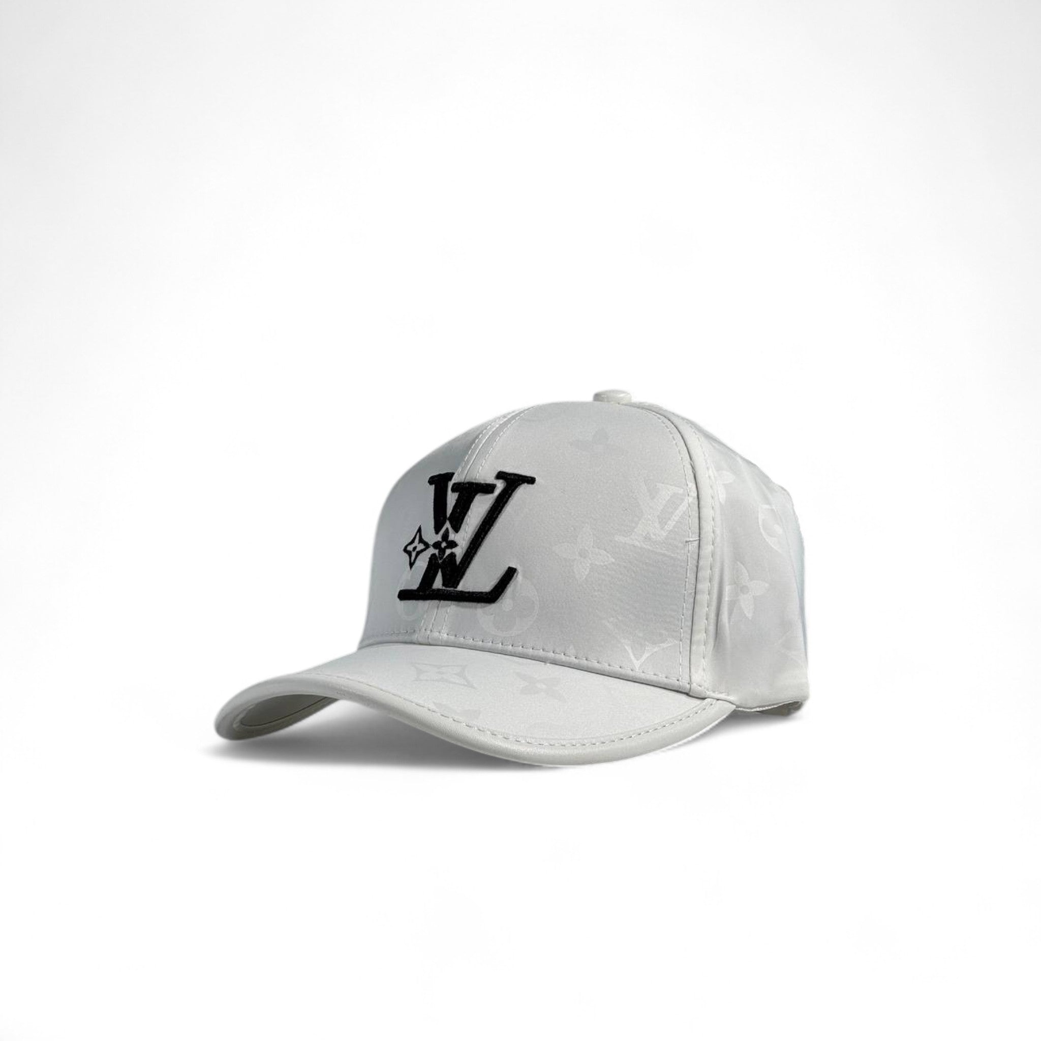 Louis Vuitton White Monogram Cap – Iconic Elegance 🤍🖤