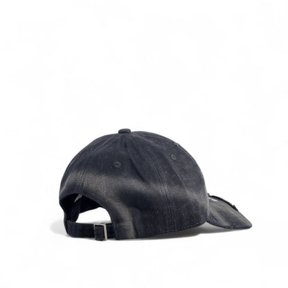 Balenciaga Distressed Cap – “8” Black Edition 🖤🧢