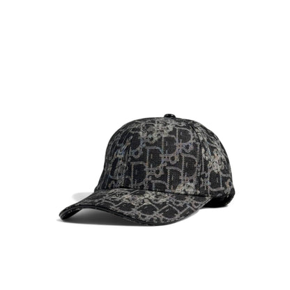 🧢 Dior Oblique Monogram Cap – Black Luxe 🖤👑